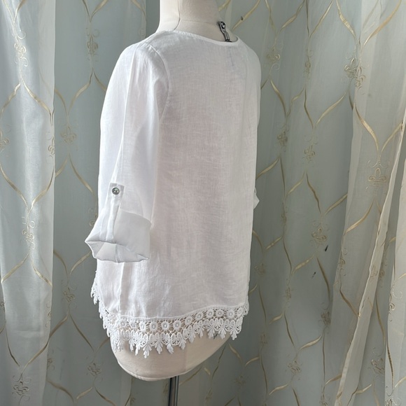 Terzo Millennio Linen Blouse - Picture 3 of 5